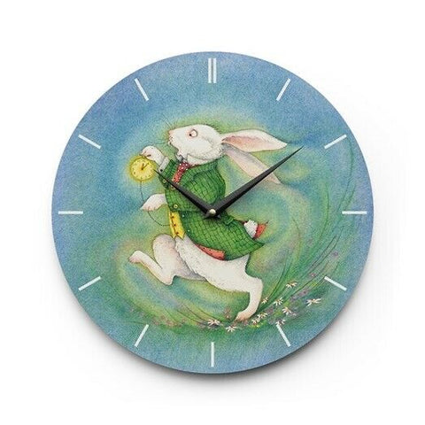 Moongazer Clock - White Rabbit