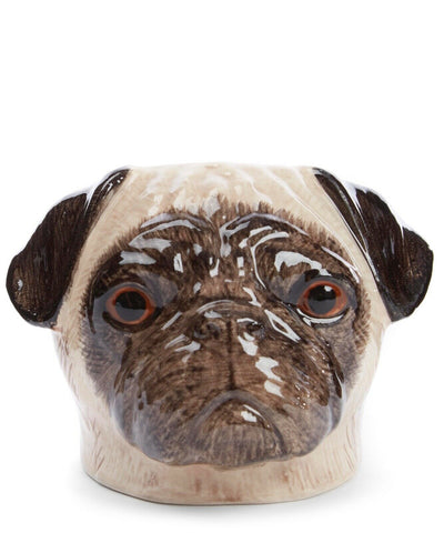 Quail Ceramics: Face Egg Cup: Pug - Fawn