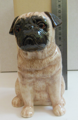 Quail Ceramics Fawn Pug Money Box
