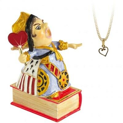 Hidden Treasures Alice In Wonderland Queen Of Hearts Trinket Box
