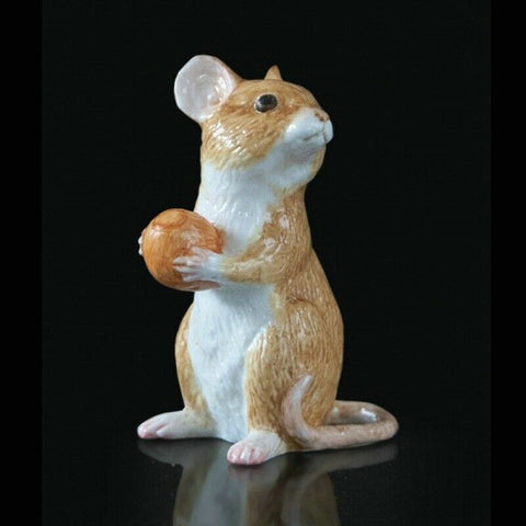 Richard Cooper Studio Bone China Mouse with Nut