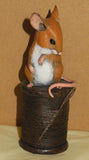 Mouse On Cotton Reel From The Richard Cooper Studio