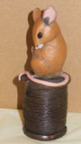 Mouse On Cotton Reel From The Richard Cooper Studio