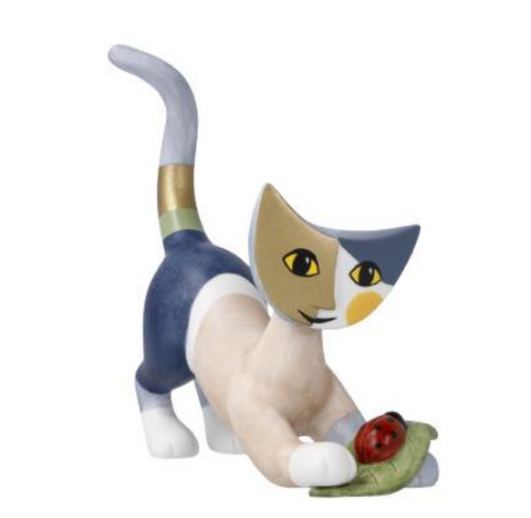 Rosina Wachtmeister Cat Felice Playing With Her Ladybird Friend