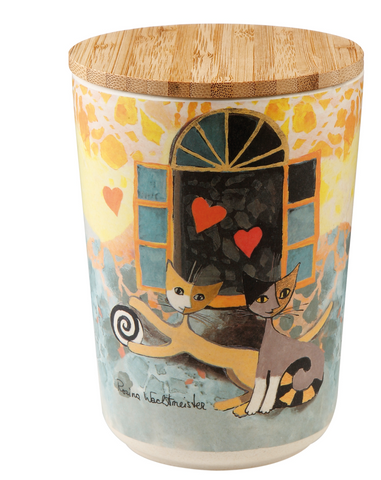 Rosina Wachtmeister Cats Pot With Lid Amorosa