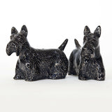 Salt And Pepper Pot Scottie Dogs By Quail Ceramics