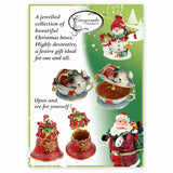 Arora Design Craycombe Sleigh with Presents and Santa Trinket Box