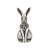 Pewter Celtic Hare Brooch By St Justin