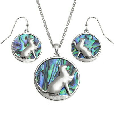 TIDE FASHION JEWELLERY - PLAYFUL CAT - NECKLACE + EARRING SET