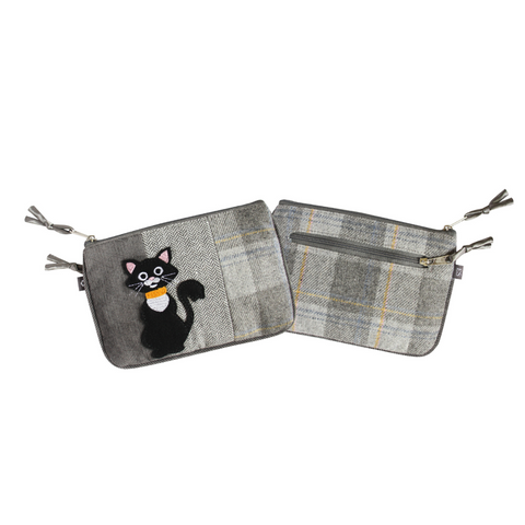 A fantastic Applique Juliet Cat Motif Purse From Earth Squared