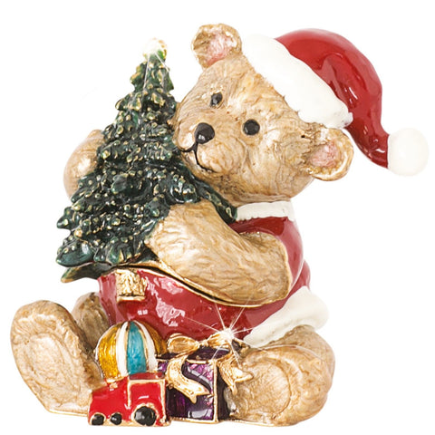 Craycombe Trinkets Teddy With Present Trinket Box