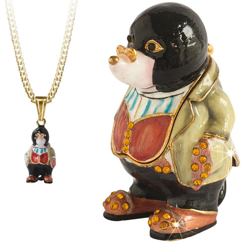 Hidden Treasures:Wind In The Willows Mole Trinket Box