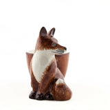 Quail Ceramics Fox With Egg Cup
