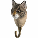 WILDLIFE GARDEN - Hand Carved Hook House Cat