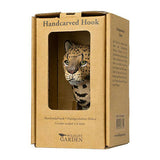 Wildlife Garden Hook Hand Carved Leopard