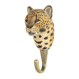 Wildlife Garden Hook Hand Carved Leopard