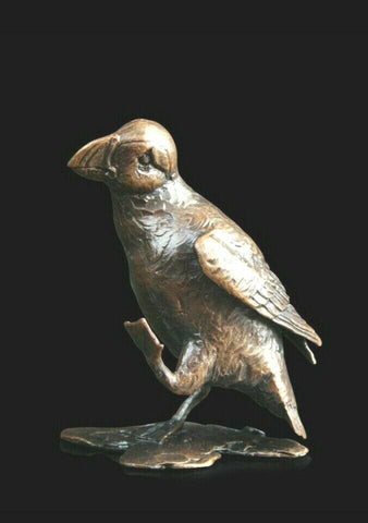 Richard Cooper Studio Bronze Puffin On the Run Ltd Edition