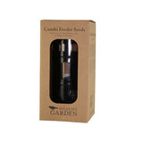 Wildlife Garden Combi Birdseed Feeder - Black